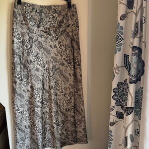 Free People Gray Patterned Skirt